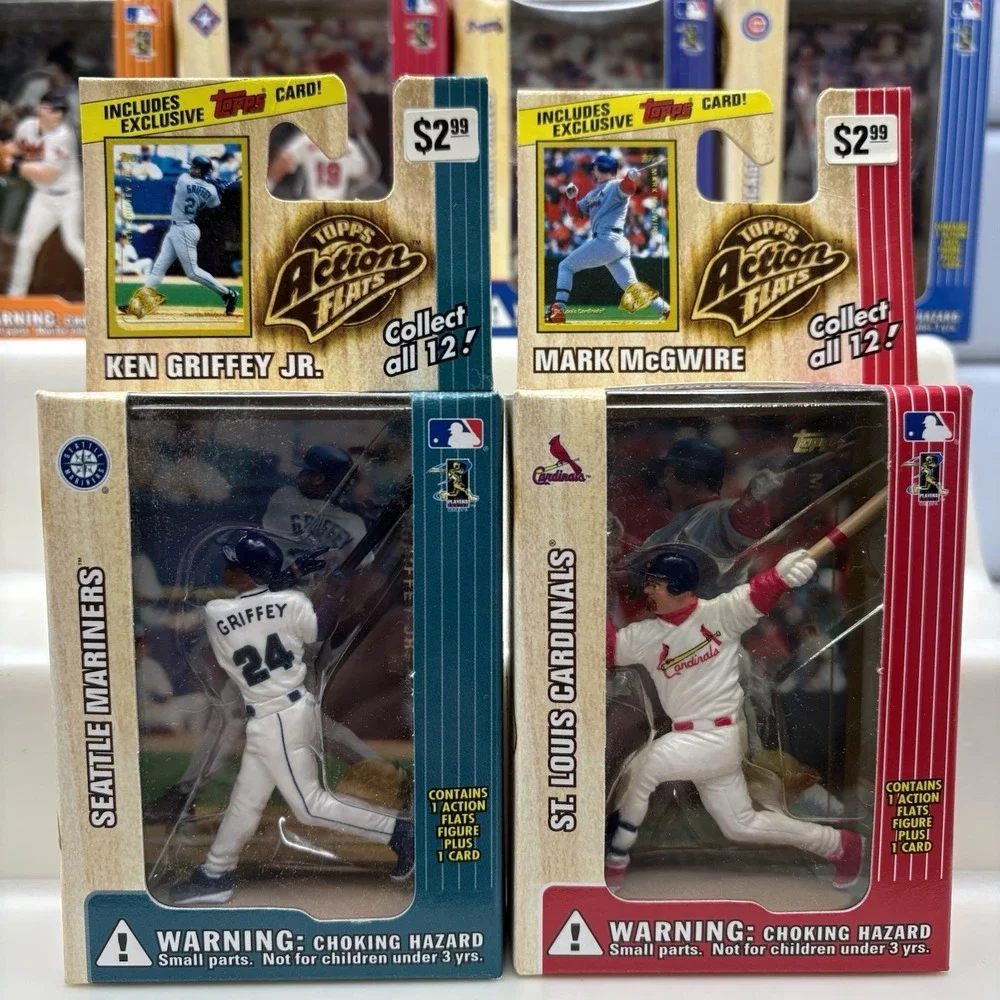 1999 Topps Action Flats Baseball Complete Set 12 Orig Box Jeter Bonds‎ Griffey - Picture 8 of 16
